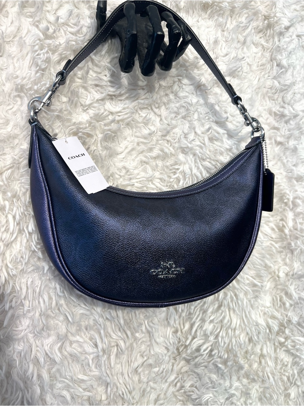 💙💙 Authentic Coach Aria Shoulder Bag in Signature canvas.💙💙NWT - Picture 9 of 17